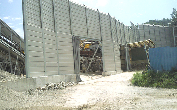 工地半封閉式隔音屏障 工地半封閉式隔音屏障