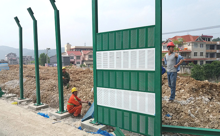 施工工地加工場(chǎng)噪音防護墻