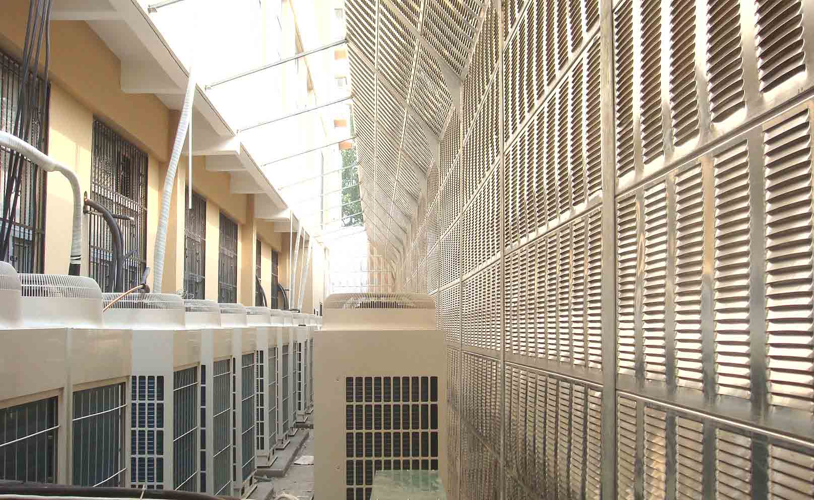 空調冷卻塔風(fēng)機設備隔音圍板 空調冷卻塔風(fēng)機設備隔音圍板