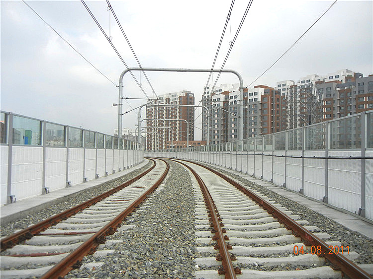 鐵路吸聲磚式聲屏障