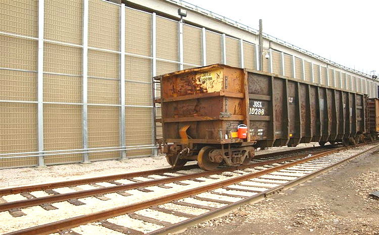 城鐵輕軌火車(chē)道隔音板材