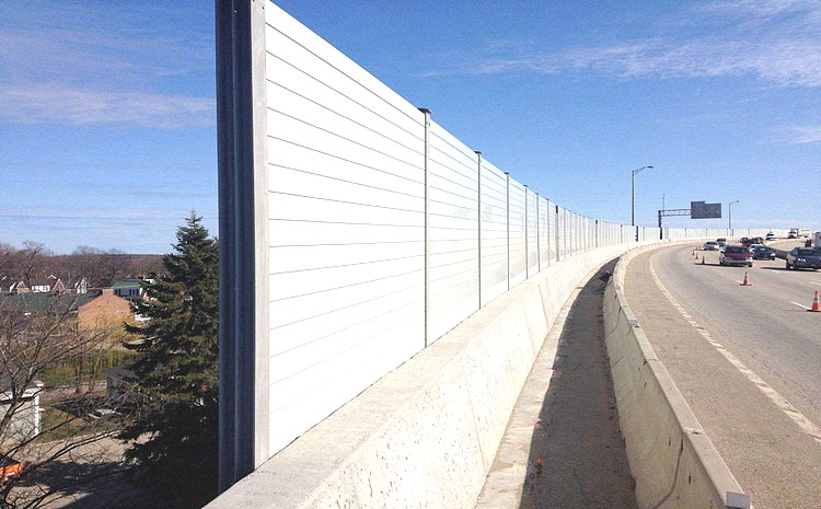 橋梁2m高輕型吸、隔聲板